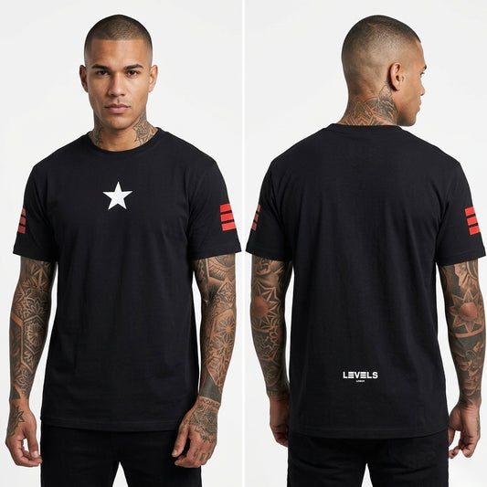 Red Collection Star Oversized T-shirt