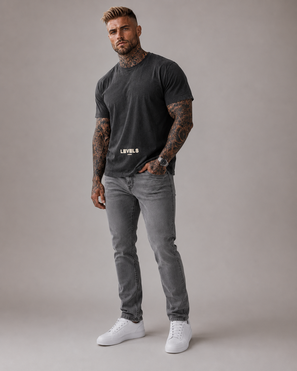Palm Distressed T-shirt