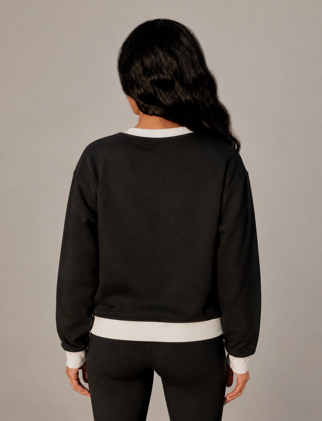 Mock neck sweatshirt