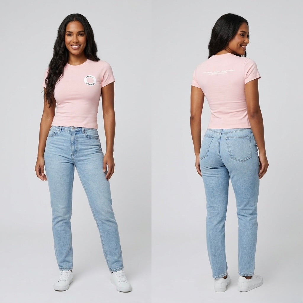 Orb Bodycon Crewneck T-Shirt in four colours