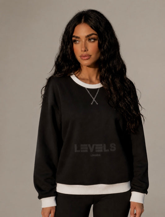Mock neck sweatshirt