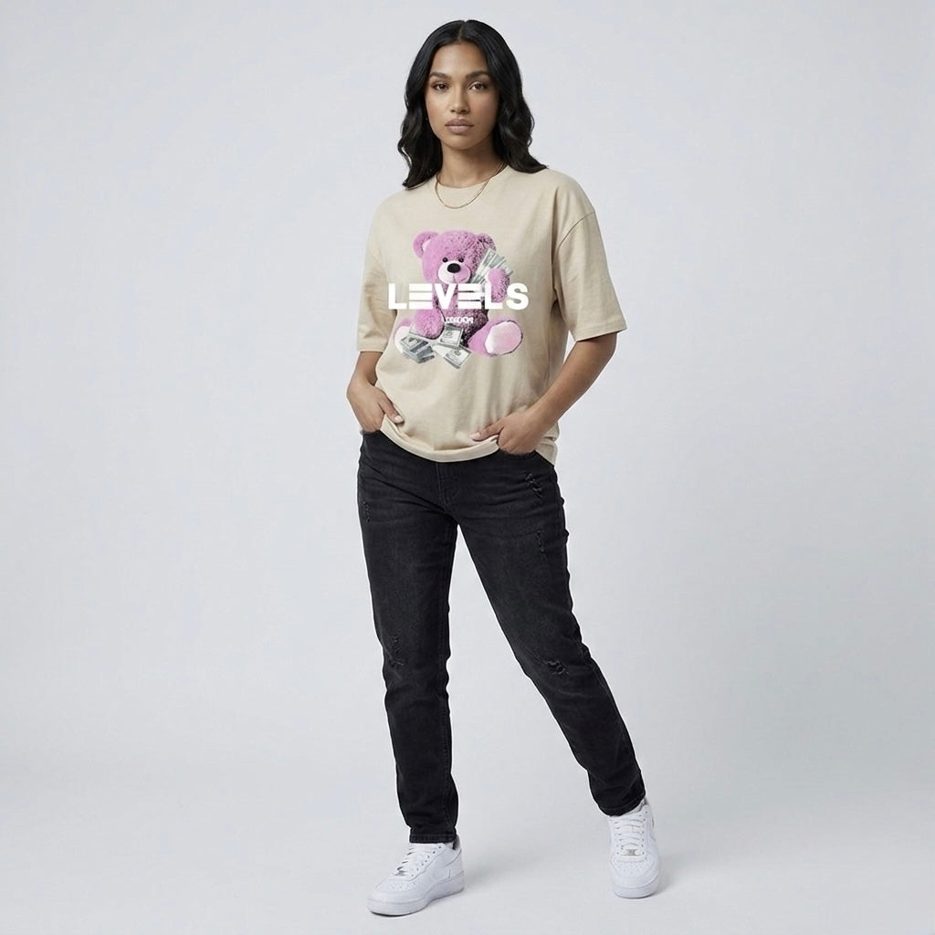 The Money Bear Oversized T-shirt in four colours