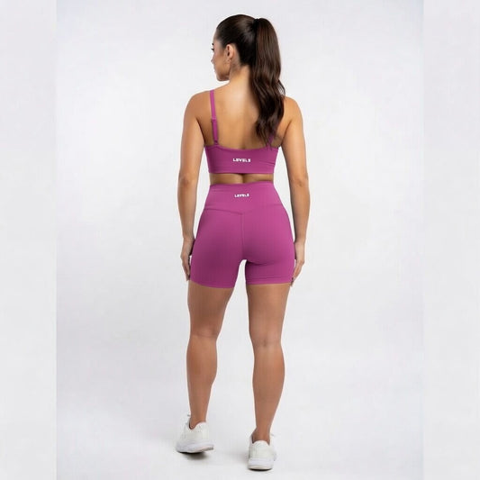 Chic Sports Bra & Shorts Set