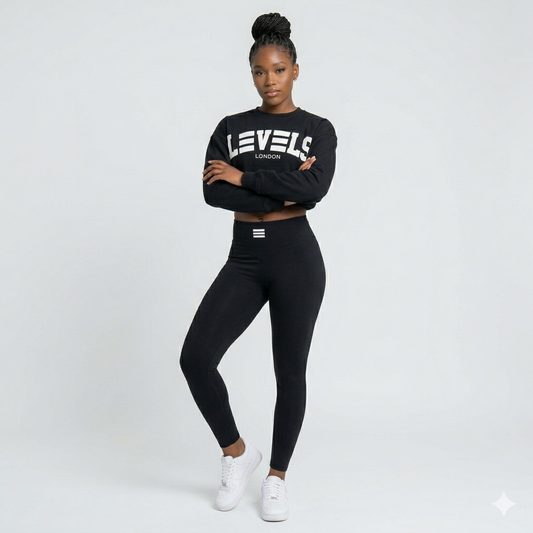 Vintage washed crop sweatshirt