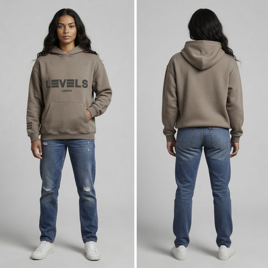 Oversized The Bloc Fleece Hoodie in two colours