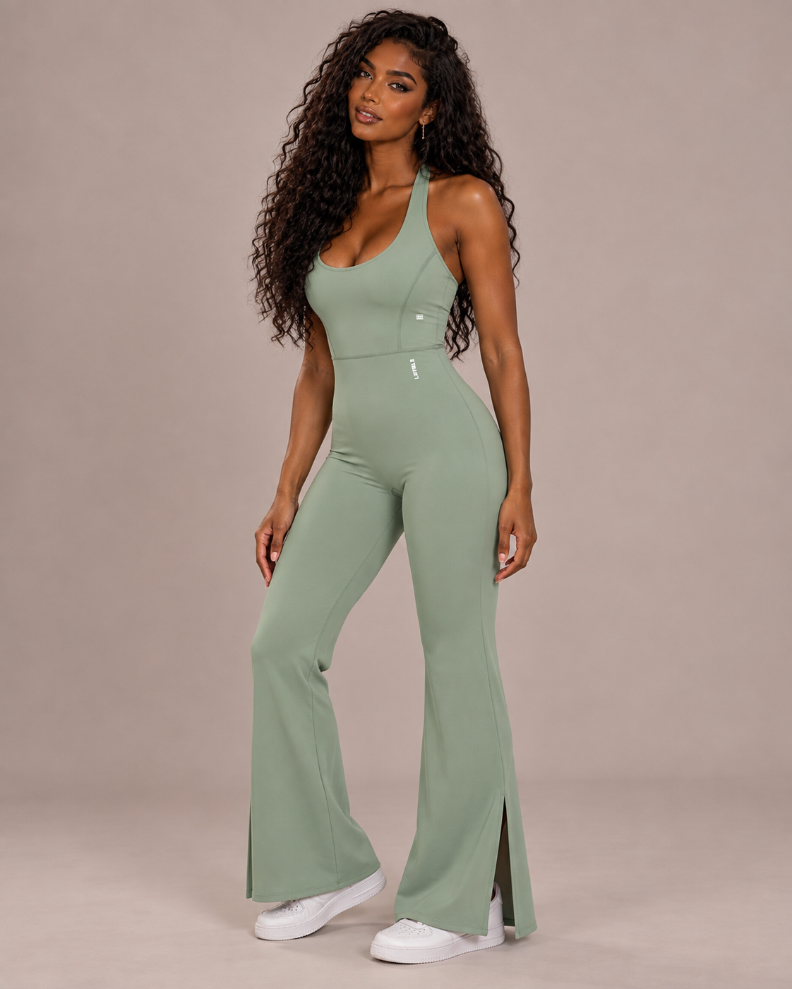 Essential Halter Neck Flared Jumpsuit in 2 colours