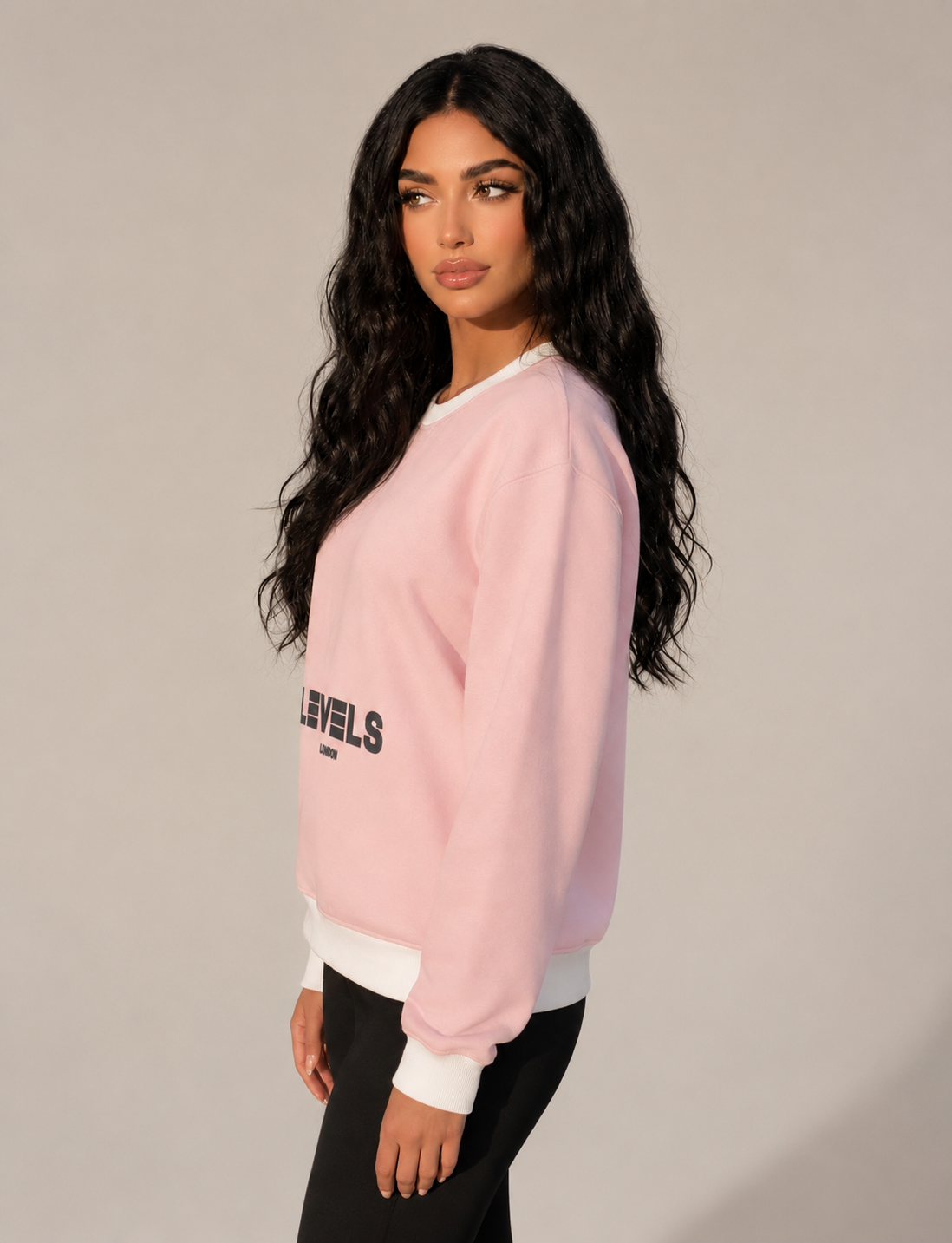 Mock neck sweatshirt