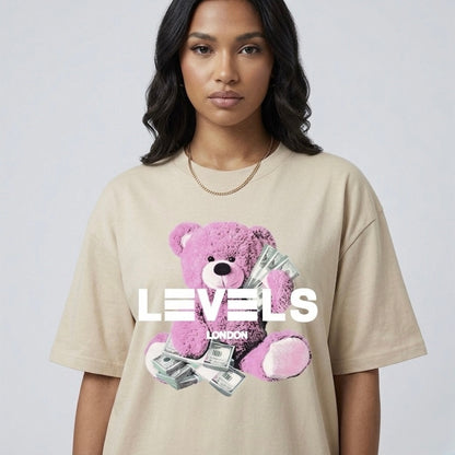 The Money Bear Oversized T-shirt in four colours