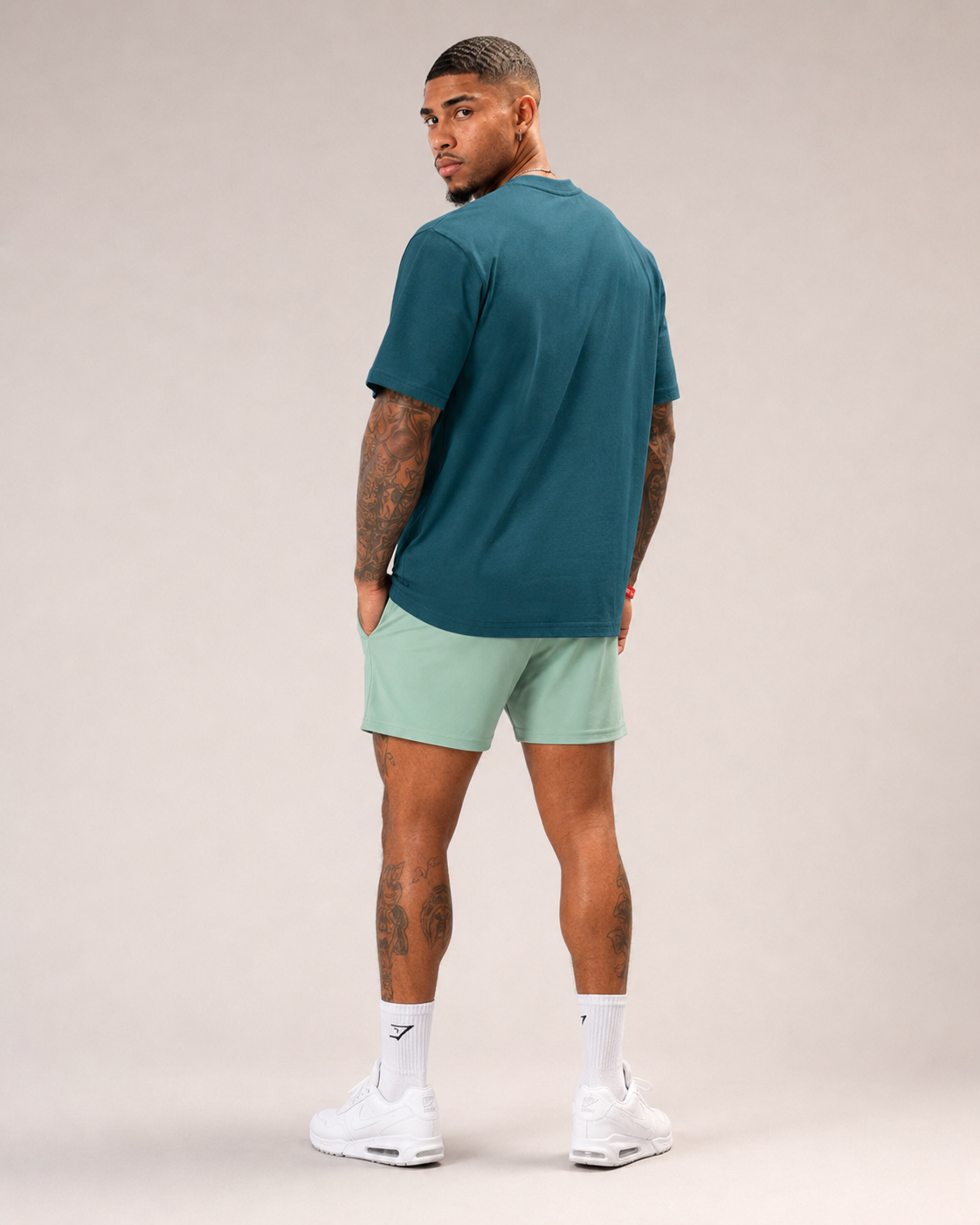 Surge performance shorts in Mint Green