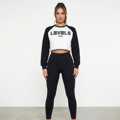 The Raglan Crop sweatshirt in three colours