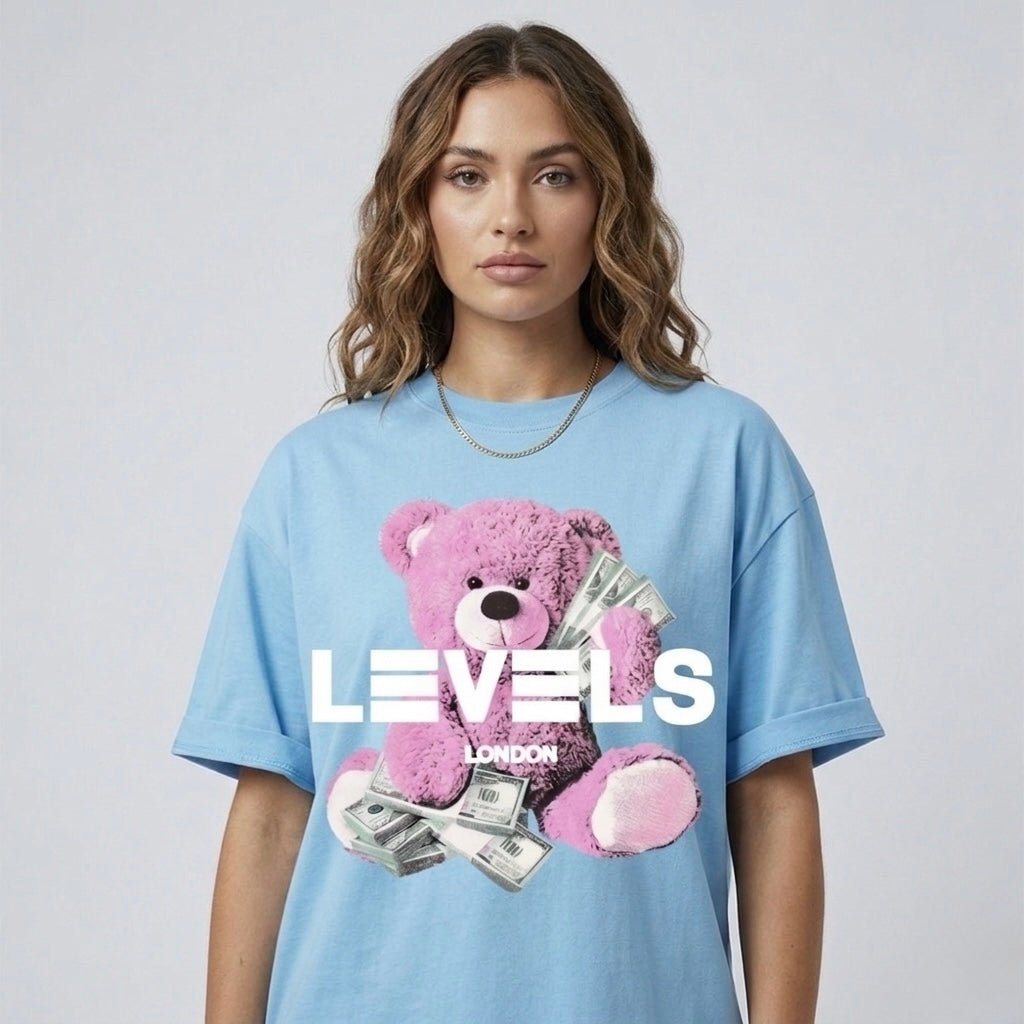 The Money Bear Oversized T-shirt in four colours