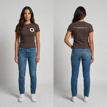 Orb Bodycon Crewneck T-Shirt in four colours