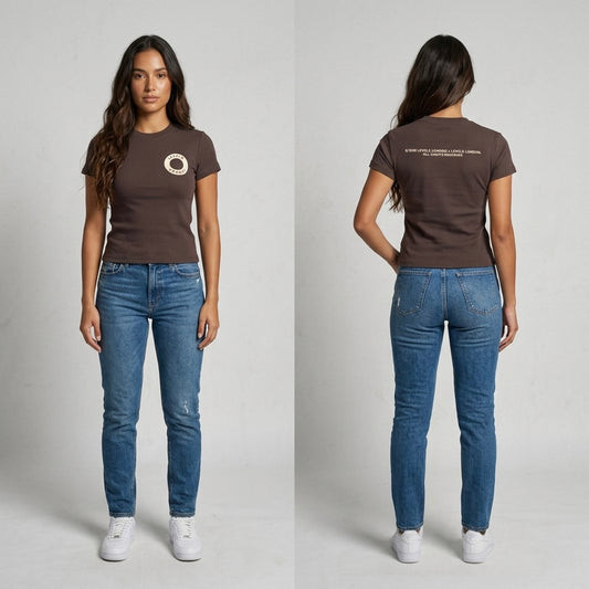 Orb Bodycon Crewneck T-Shirt in four colours