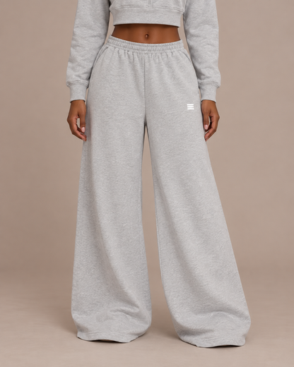 Women’s Raw Edge Wide-Leg Sweatpants