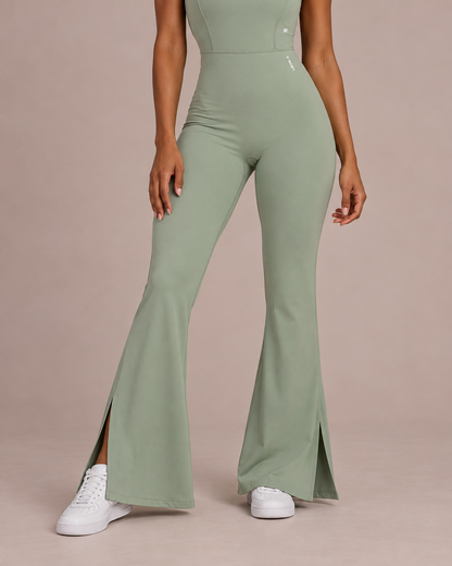 Essential Halter Neck Flared Jumpsuit in 2 colours