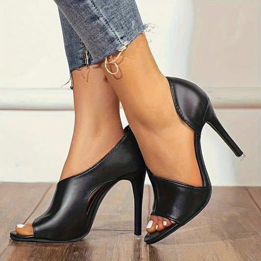 Stiletto Slip On Heels