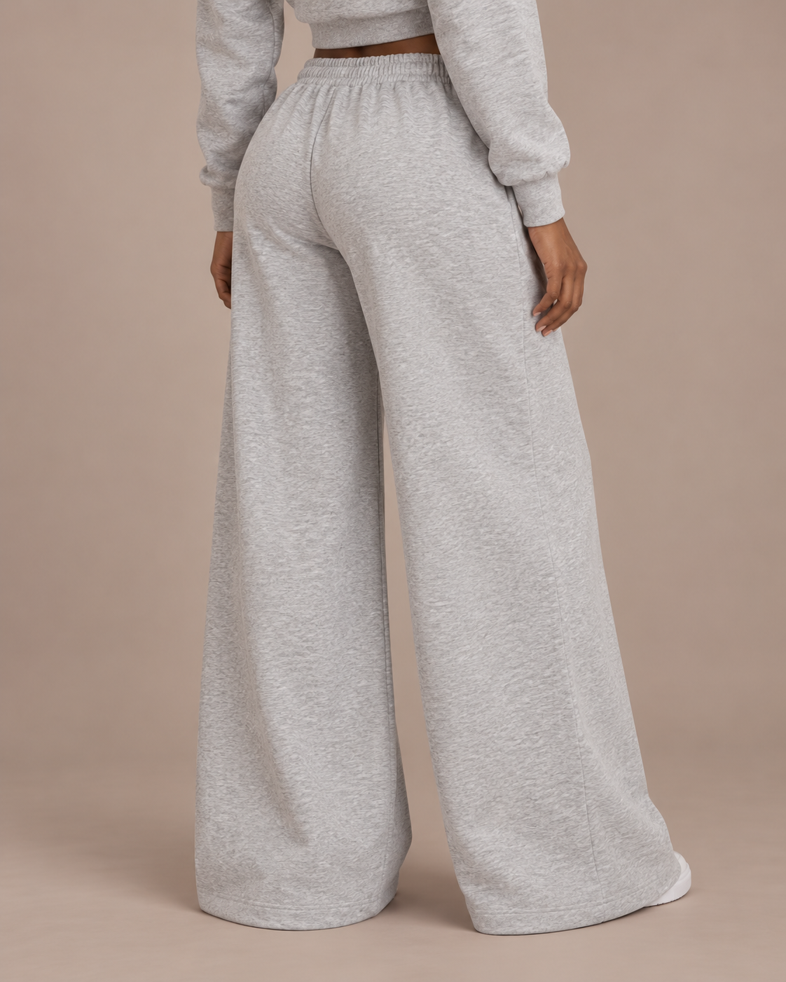 Women’s Raw Edge Wide-Leg Sweatpants