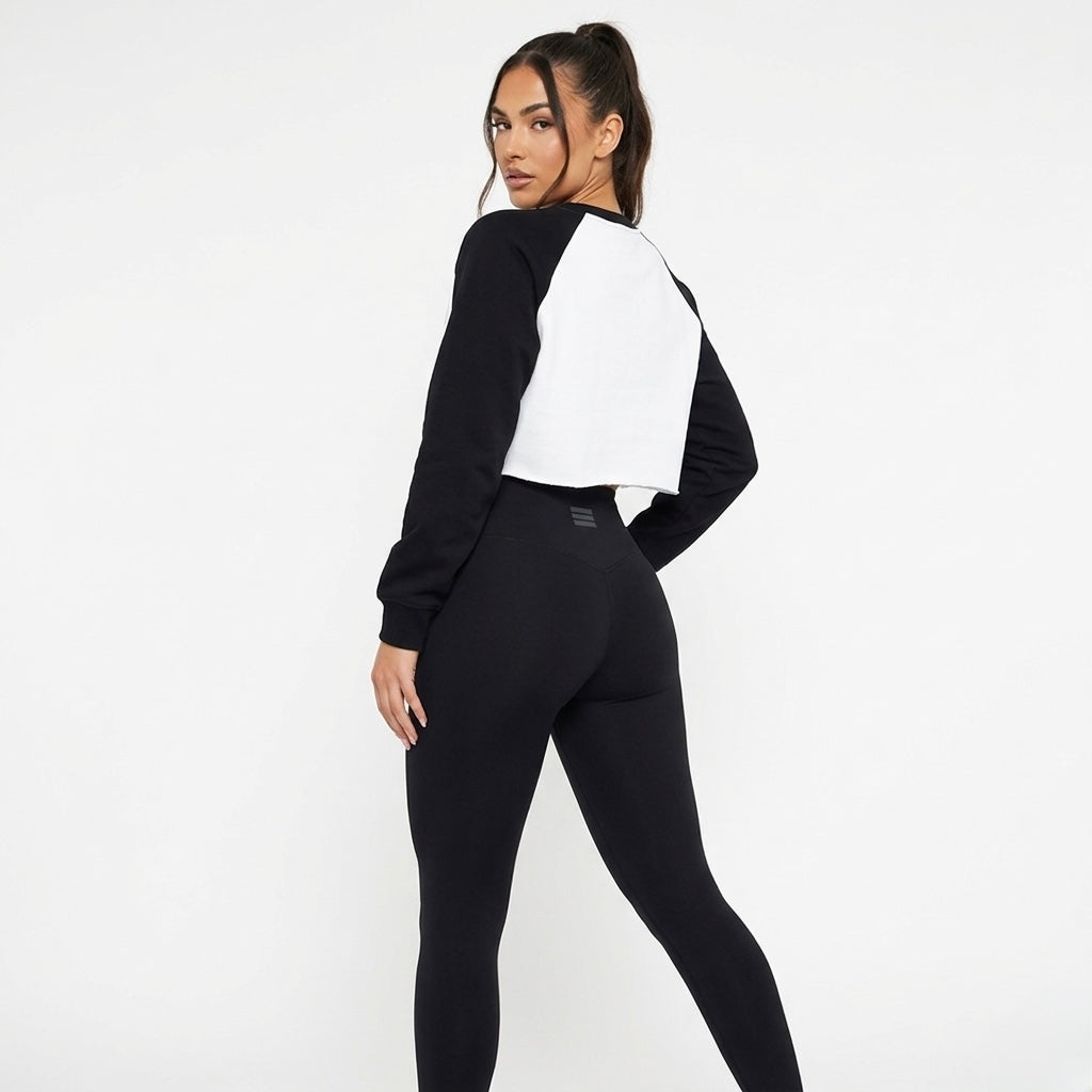 The Raglan Crop sweatshirt in three colours