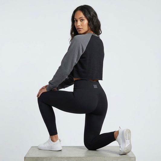 The Raglan Crop sweatshirt in three colours