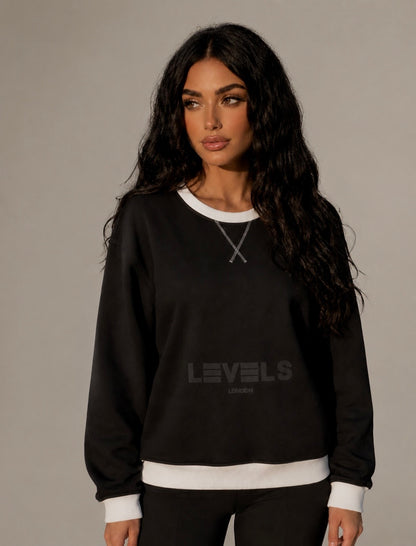 Mock neck sweatshirt