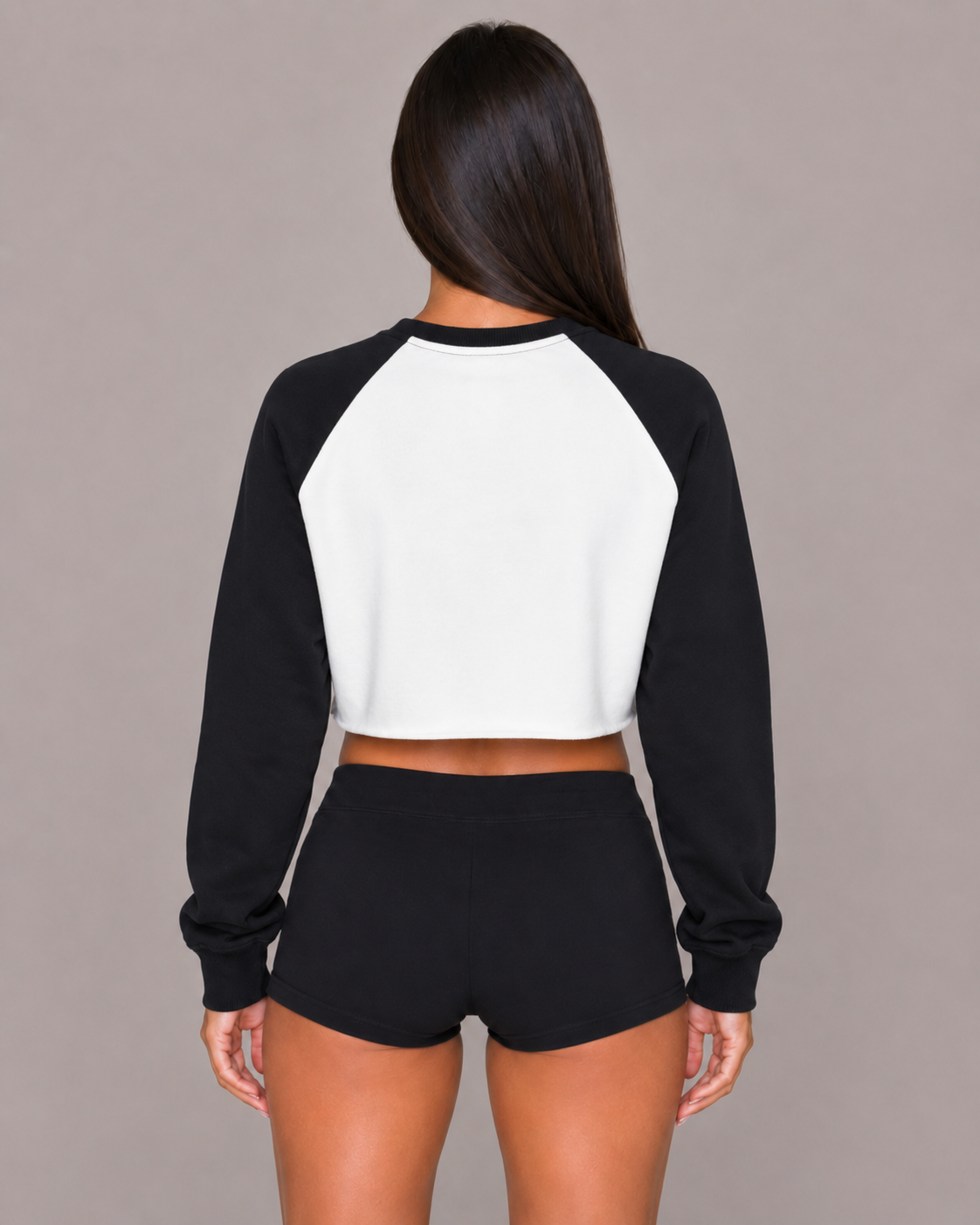 The Raglan Crop sweatshirt in three colours