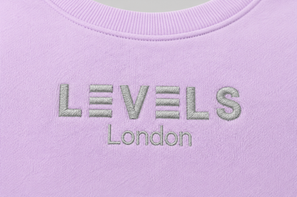 Boxy Embroidery Crewneck Fleece Hoody in 5 colours