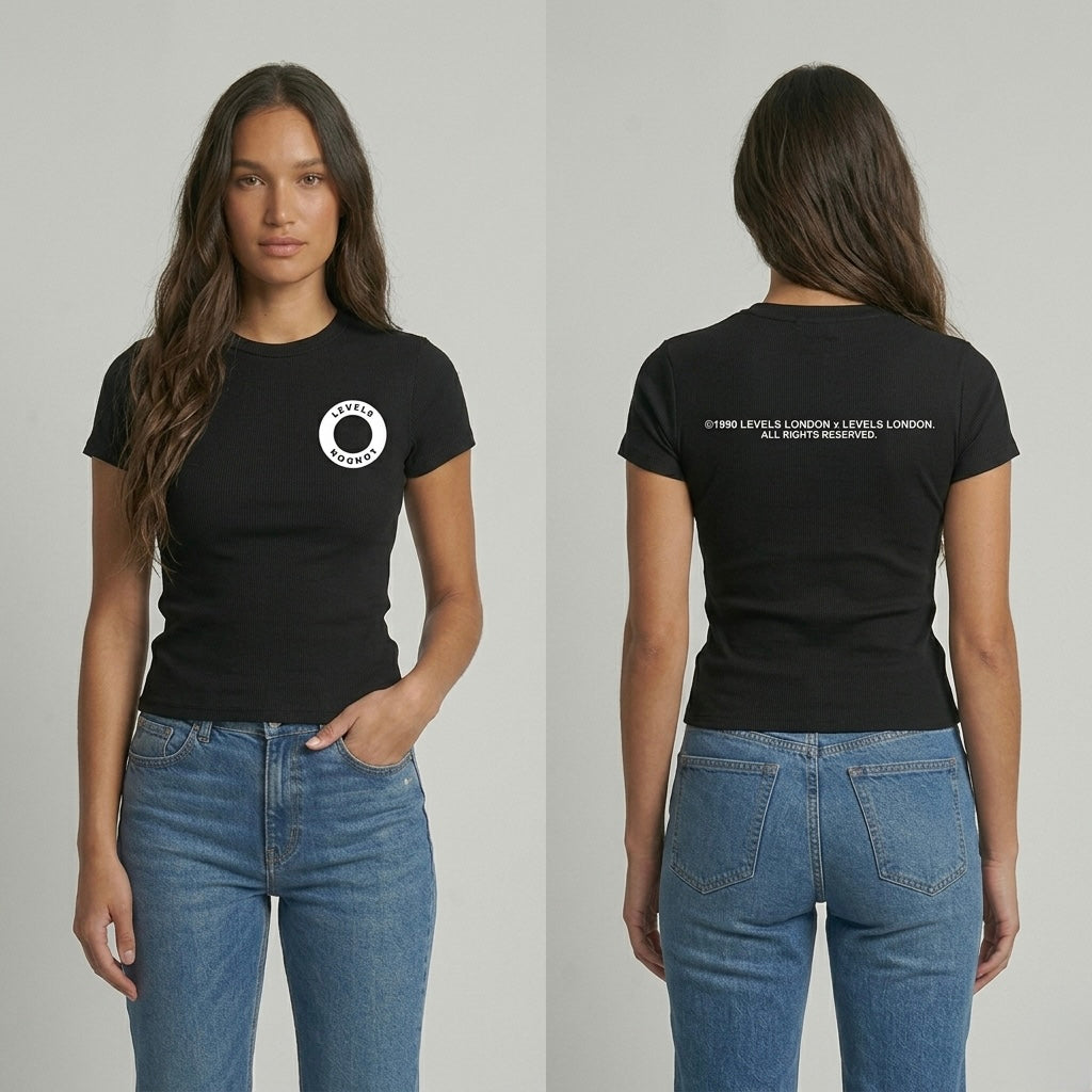 Orb Bodycon Crewneck T-Shirt in four colours