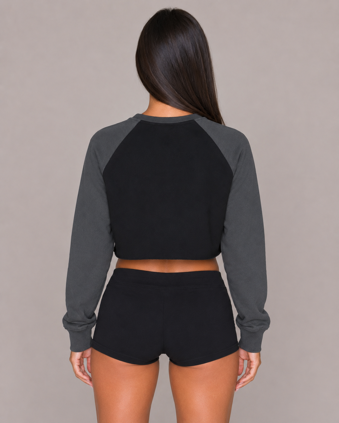 The Raglan Crop sweatshirt in three colours