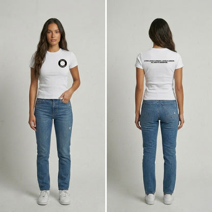 Orb Bodycon Crewneck T-Shirt in four colours