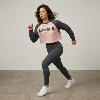 The Raglan Crop sweatshirt in three colours