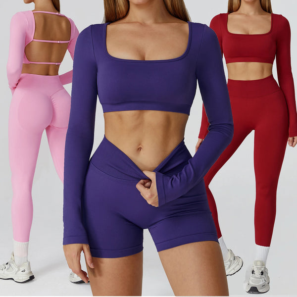 Paw High Waist Gym Sets
