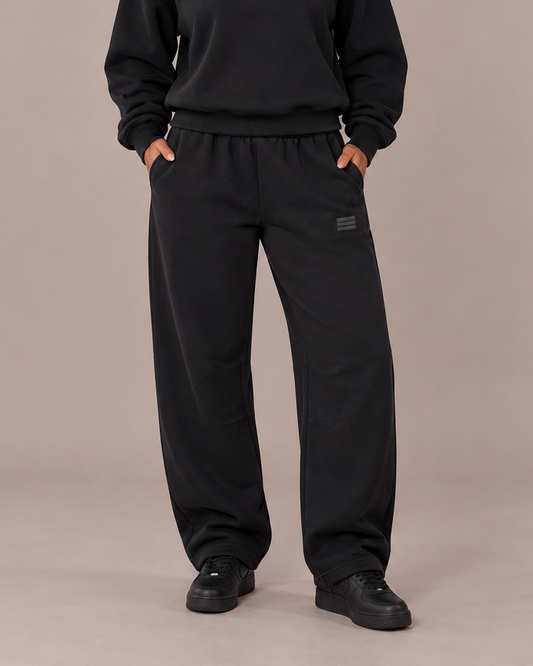 Vintage Washed Barrel Leg Sweatpants