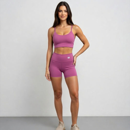 Chic Sports Bra & Shorts Set