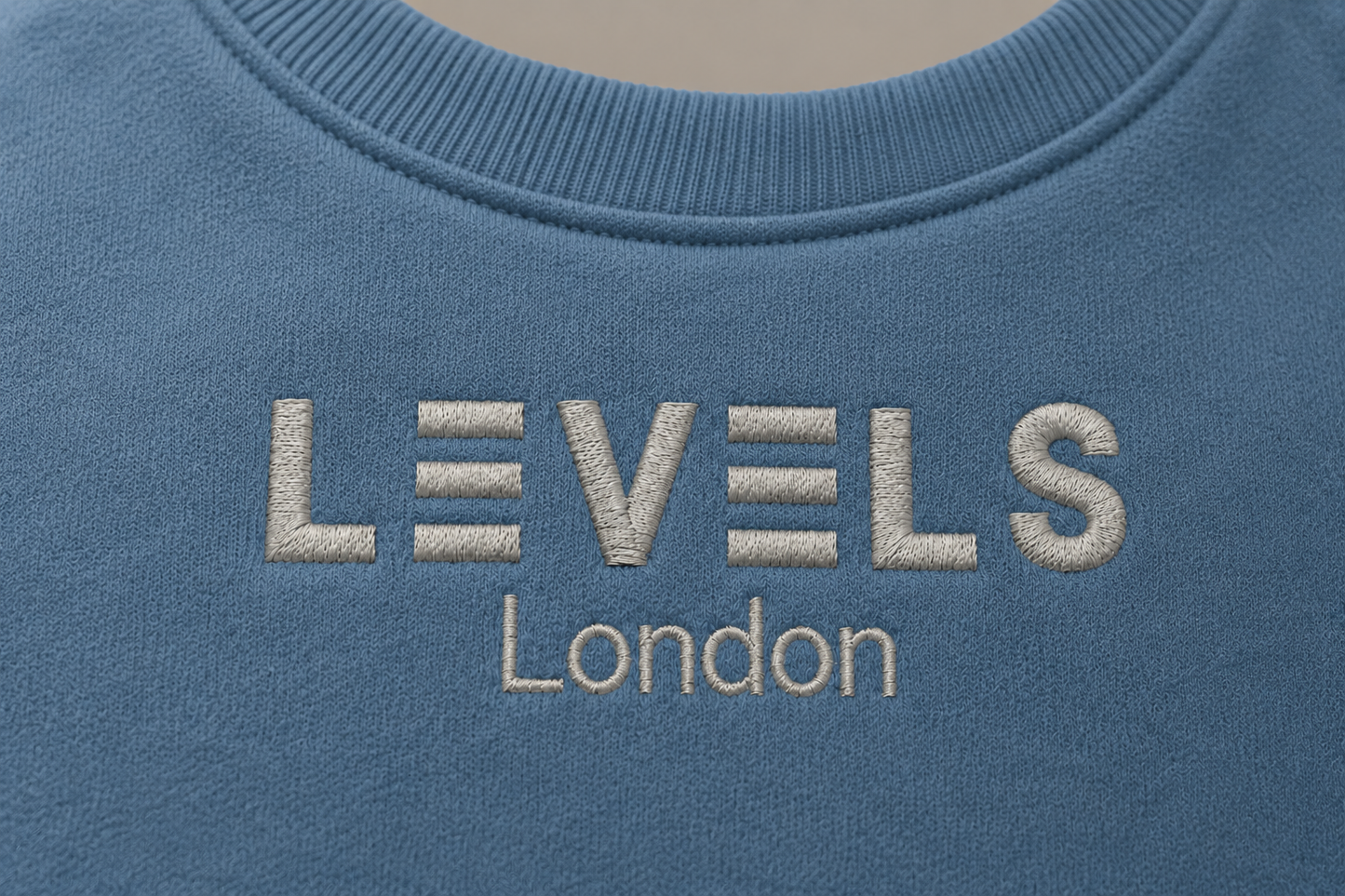 Boxy Embroidery Crewneck Fleece Hoody in 5 colours