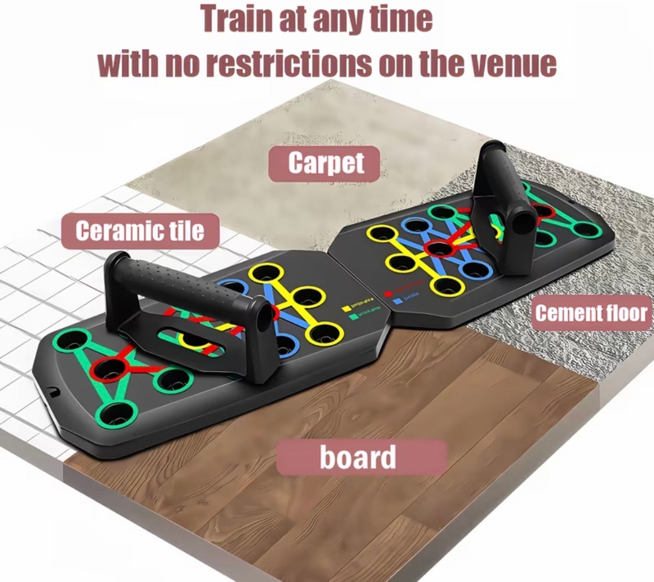 Multifunctional fitness board