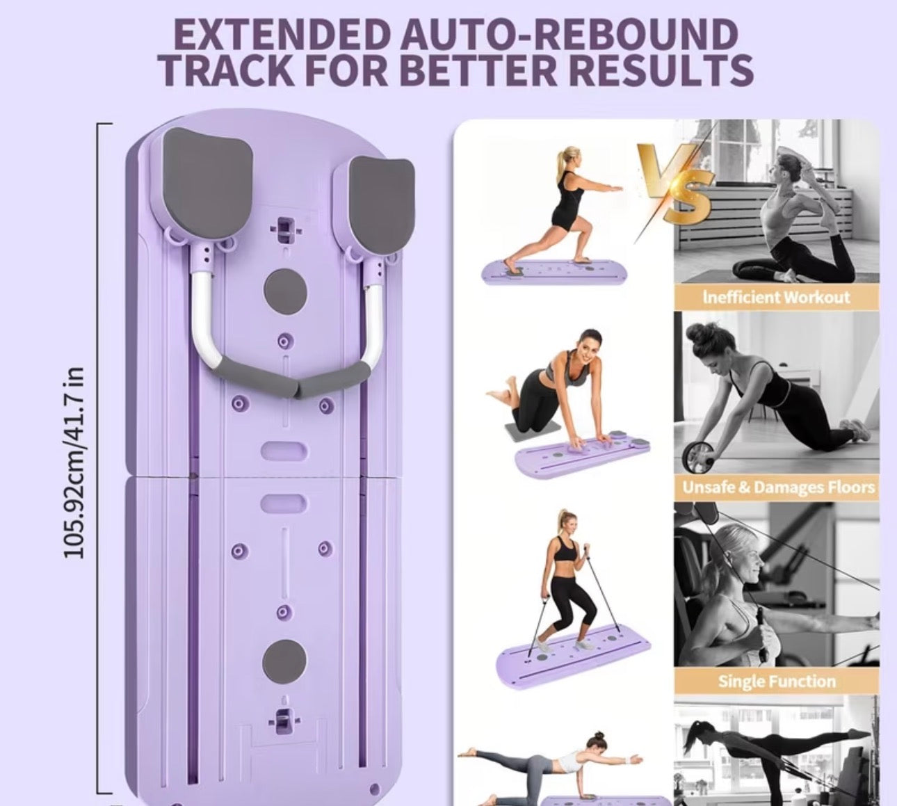 Multifunctional 8 in 1 complete body workout board