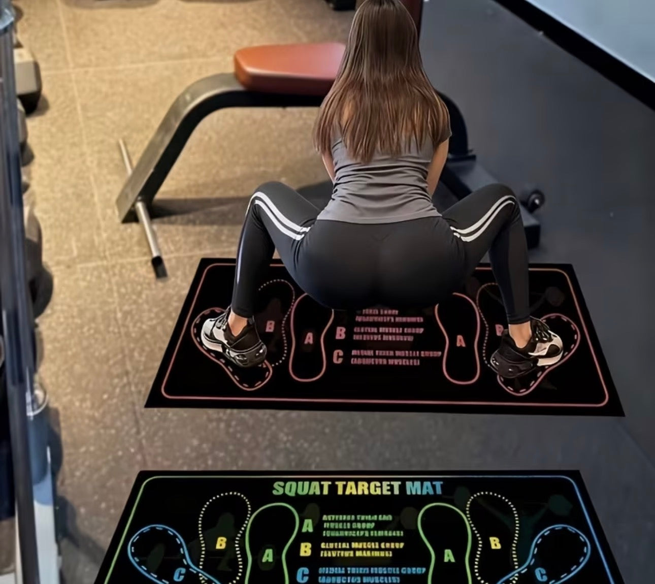 Squatting Matt anti slip