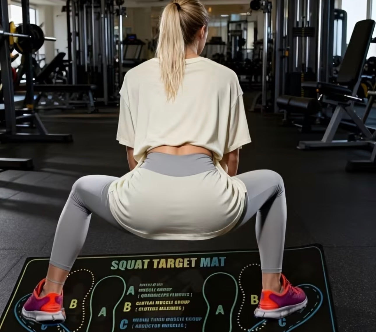 Squatting Matt anti slip