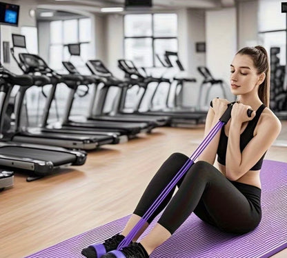 High tension six-tube resistance band