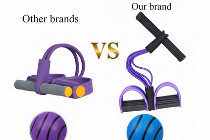 High tension six-tube resistance band
