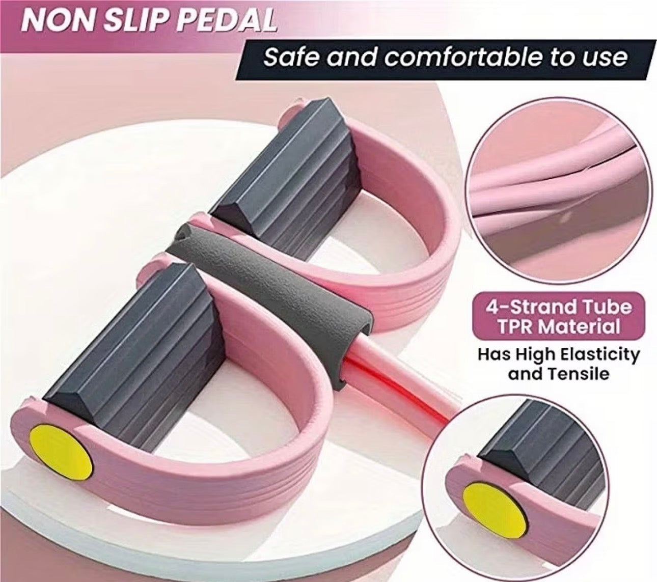 High tension six-tube resistance band