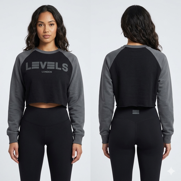 The Raglan Crop sweatshirt