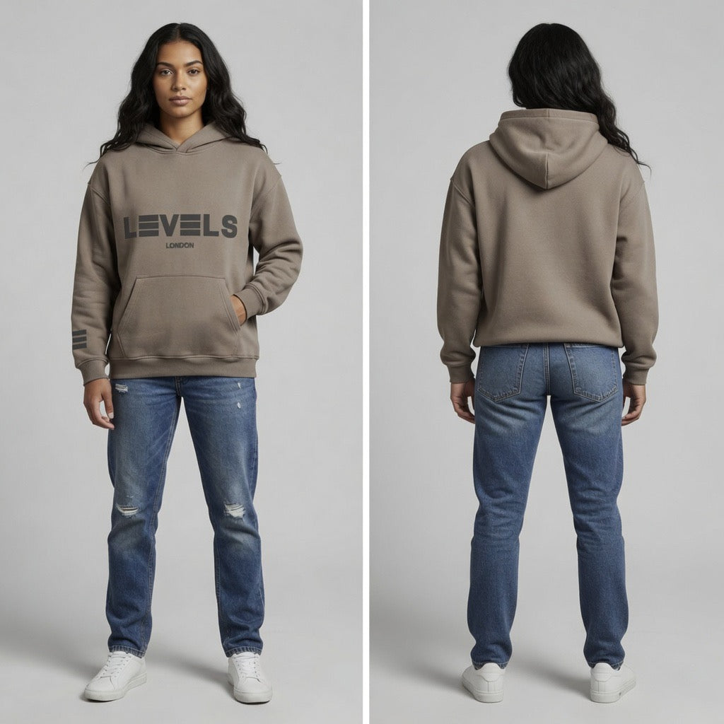 Oversized The Bloc Fleece Hoodie in two colours