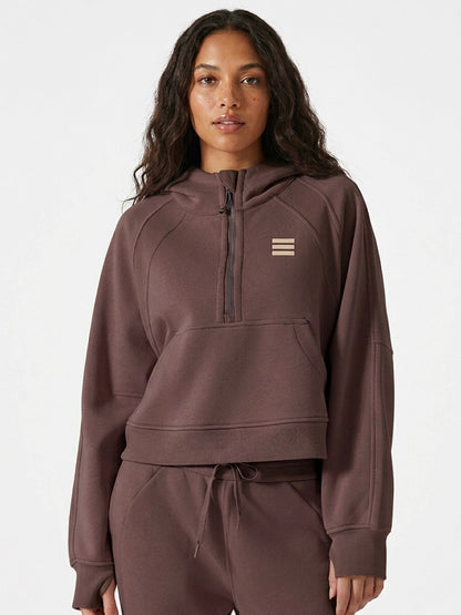 Ember Cropped Hoodie in four colours