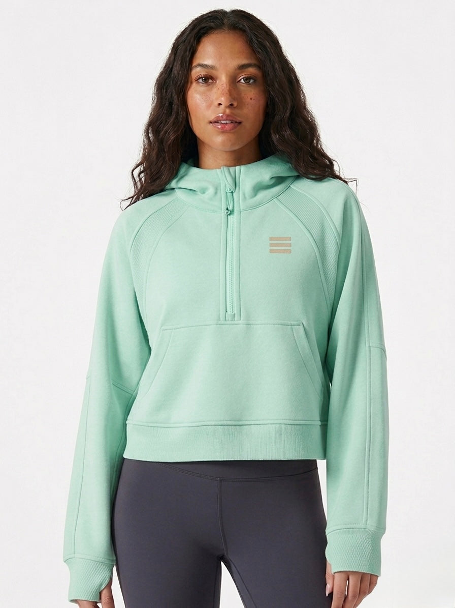 Ember Cropped Hoodie in four colours