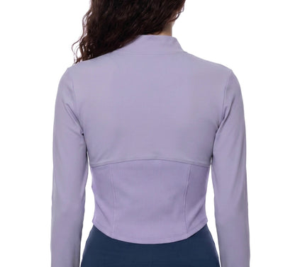 Violet Contour Zip-Up Jacket in two colours