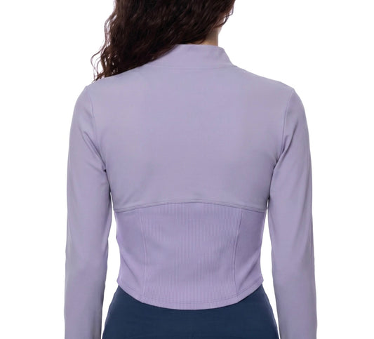Violet Contour Zip-Up Jacket in two colours