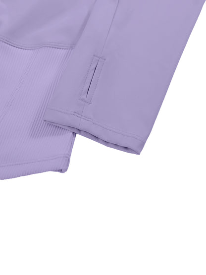 Violet Contour Zip-Up Jacket in two colours