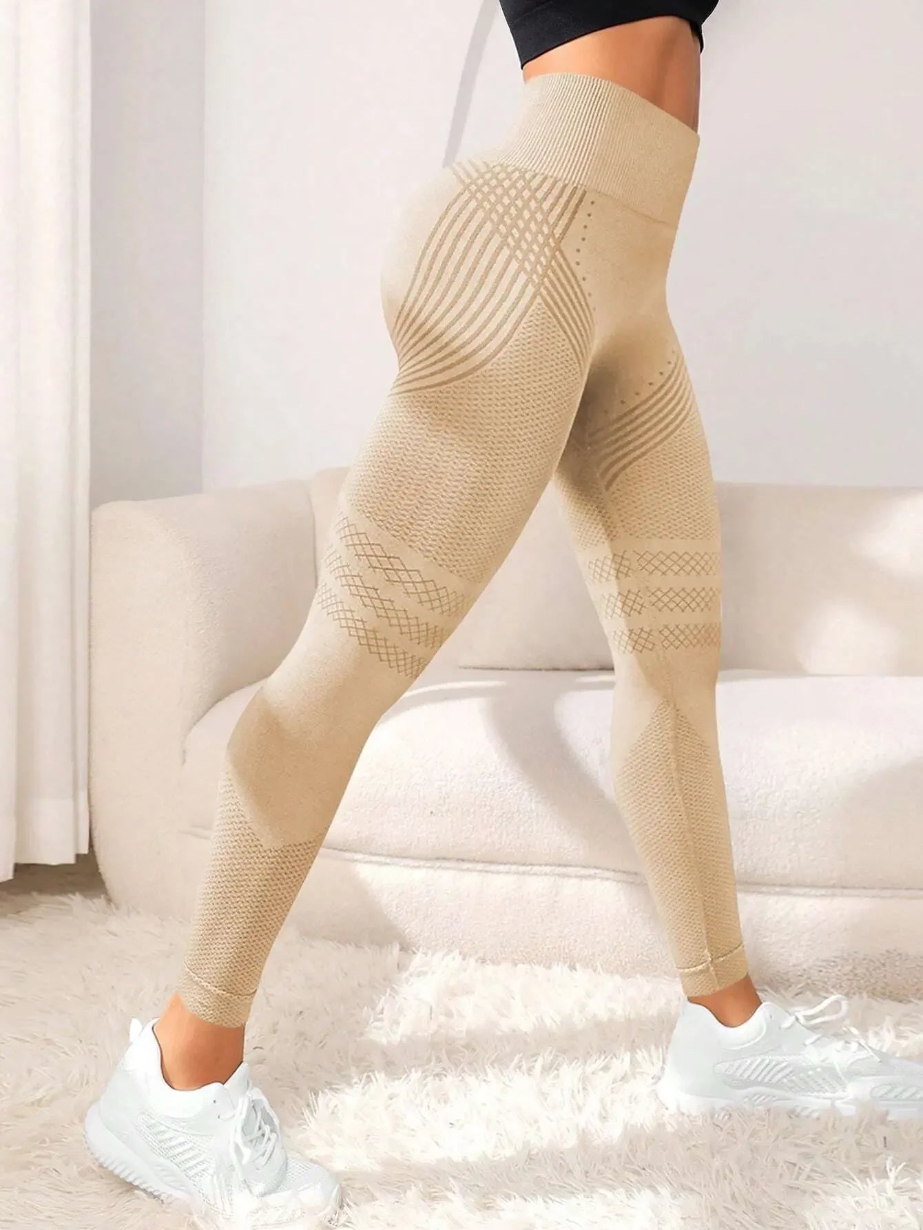 Elastic High Waist Tights
