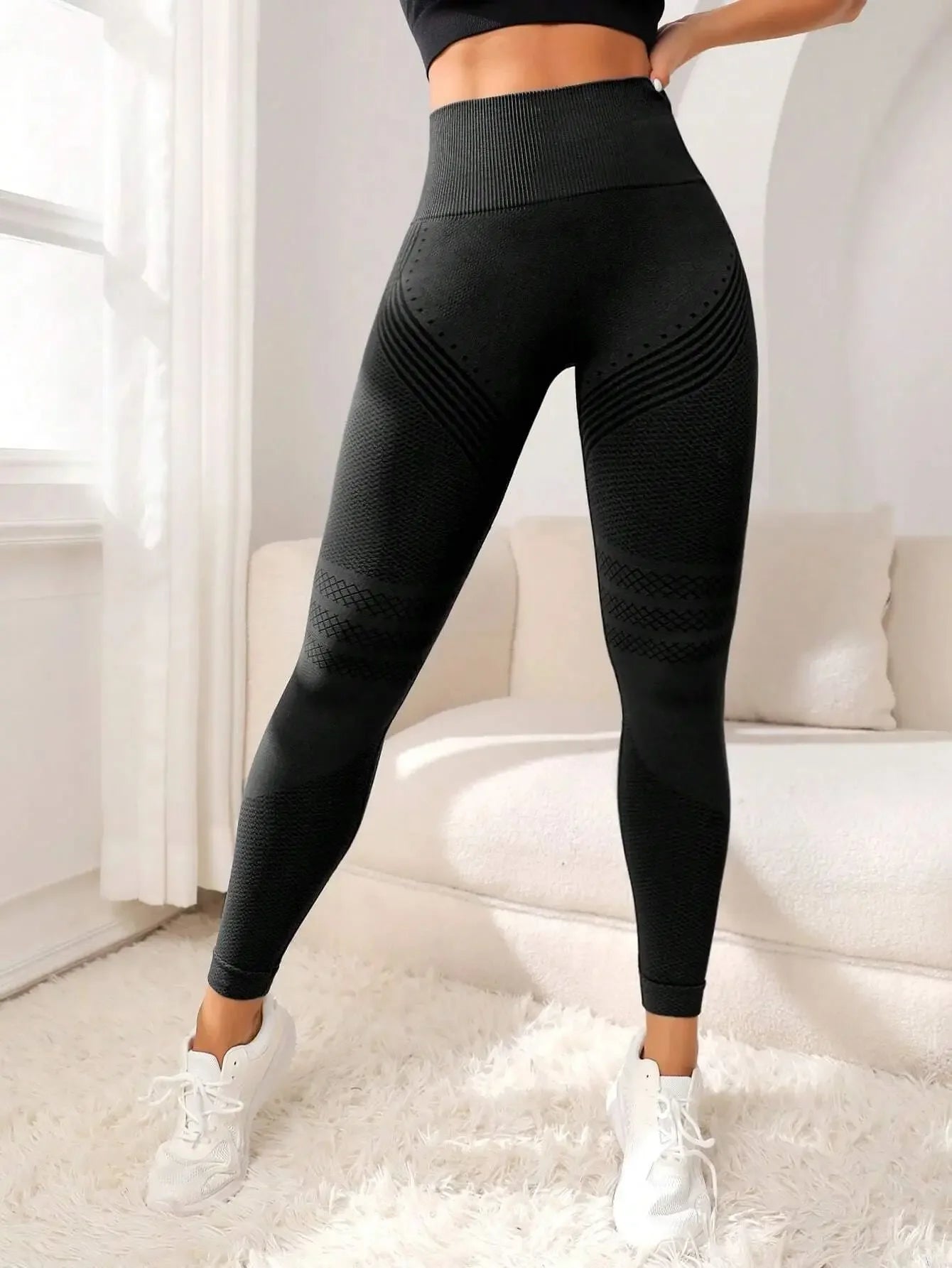 Elastic High Waist Tights